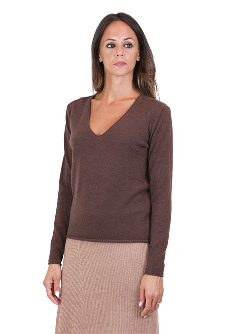 SCOLLO A V NOT SHY | Maglie | ASPEN-4702500CCOFFEE